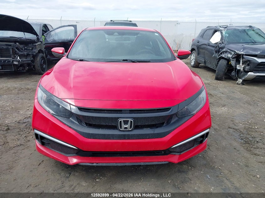 2019 HONDA CIVIC SEDAN 2.0L I-4 DOHC, VVT, 158HP