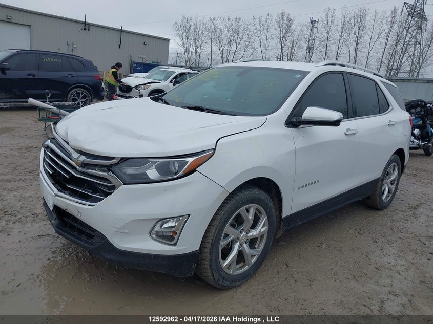 2018 Chevrolet Equinox, Удар спереду, IAAI, VIN 2GNAXMEV1J6184229 — фото 2