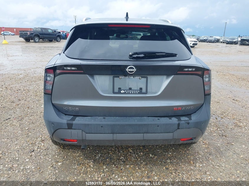2025 Nissan Kicks Sr VIN: 3N8AP6DD7SL329241 Lot: 12593170