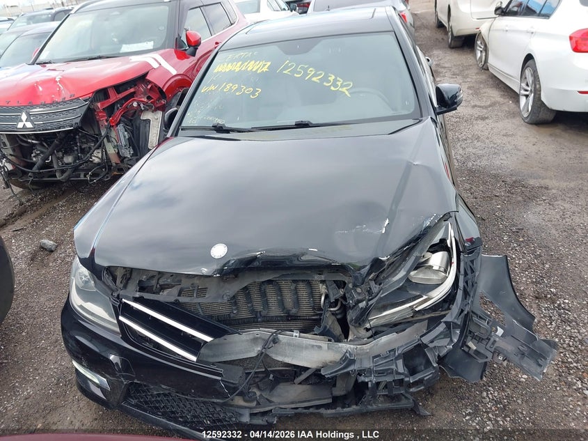 2014 Mercedes-Benz C 300 4Matic VIN: WDDGF8AB6EG189303 Lot: 12592332x