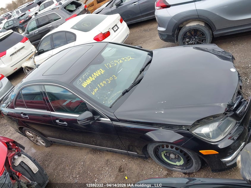 2014 Mercedes-Benz C 300 4Matic VIN: WDDGF8AB6EG189303 Lot: 12592332x