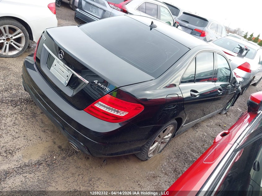 2014 Mercedes-Benz C 300 4Matic VIN: WDDGF8AB6EG189303 Lot: 12592332x