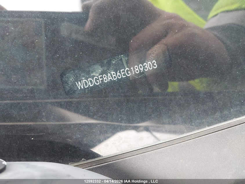 2014 Mercedes-Benz C 300 4Matic VIN: WDDGF8AB6EG189303 Lot: 12592332x