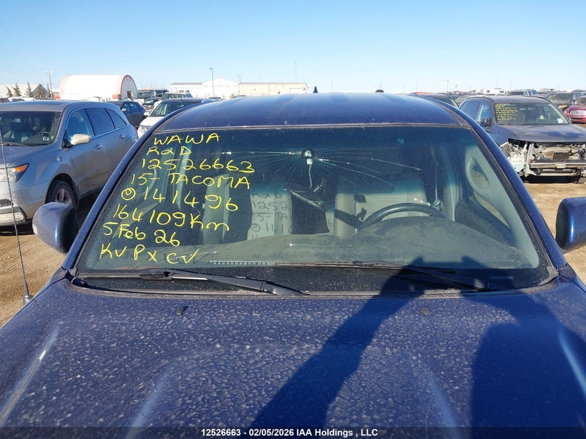 2015 Toyota Tacoma V6 VIN: 5TFLU4EN5FX141496 Lot: 12526663x