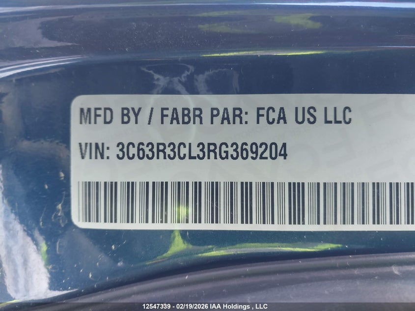 2024 Ram 3500 Tradesman VIN: 3C63R3CL3RG369204 Lot: 12547339x