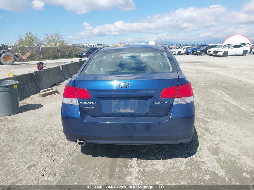2011 Subaru Legacy 2.5I Premium VIN: 4S3BMGG60B3211863 Lot: 12593485