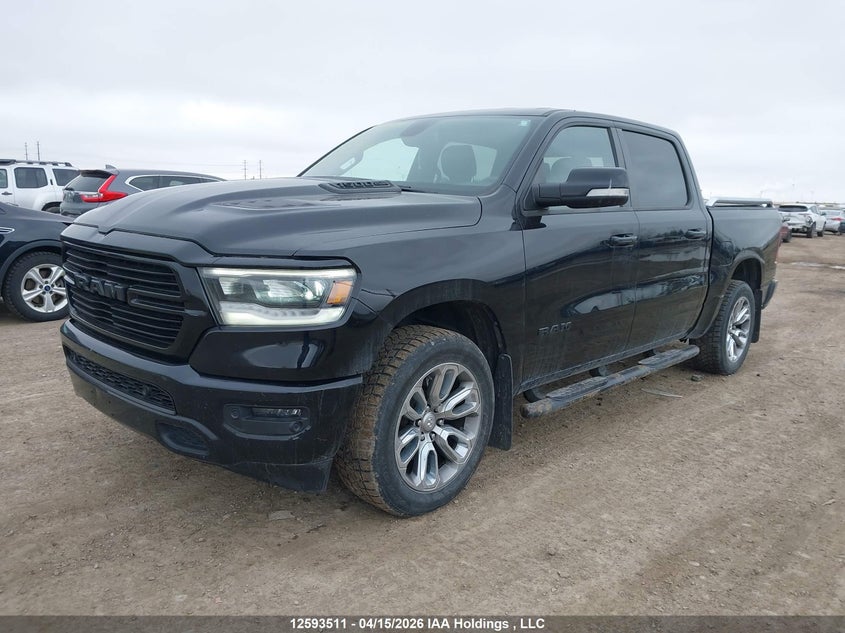 2019 Ram 1500 5.7 Ram Rebel black Lot 111012593511 Vin 1C6SRFLT8KN564323
