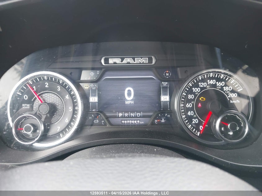 2019 Ram 1500 5.7 Ram Rebel black Lot 111012593511 Vin 1C6SRFLT8KN564323