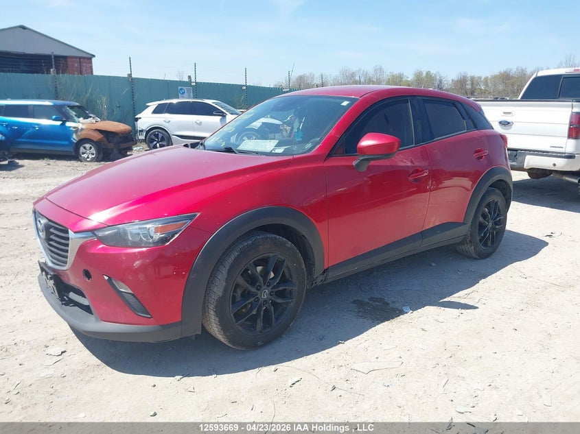 Vin: jm1dkdb77j1309733, lot: 2990388, mazda cx-3 gx 20182