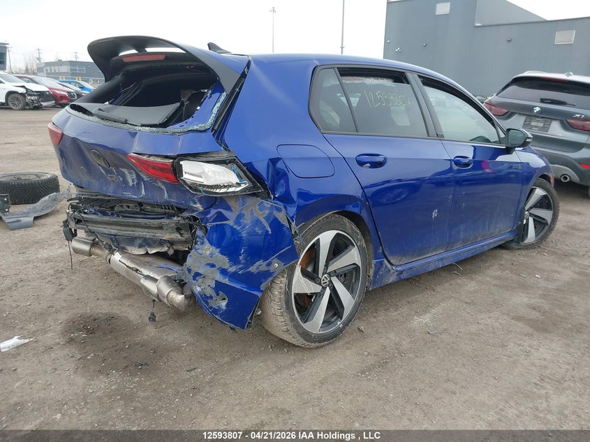 2025 VOLKSWAGEN GOLF R HATCHBACK 2.0L I-4 DI, DOHC, VVT, TURBO, 328HP