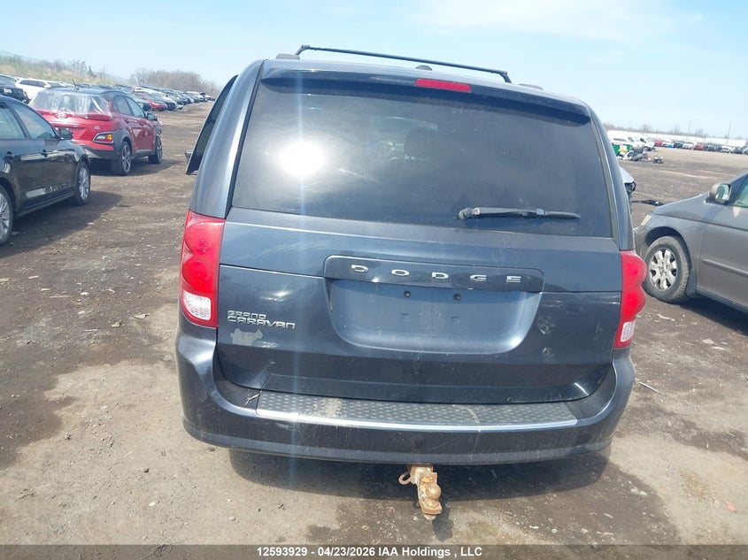 2013 Dodge Grand caravan 3.6 Grand Se grey Lot 111012593929 Vin 2C4RDGBG4DR697263
