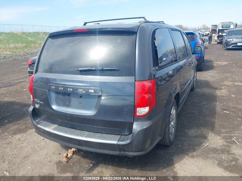 2013 Dodge Grand caravan 3.6 Grand Se grey Lot 111012593929 Vin 2C4RDGBG4DR697263