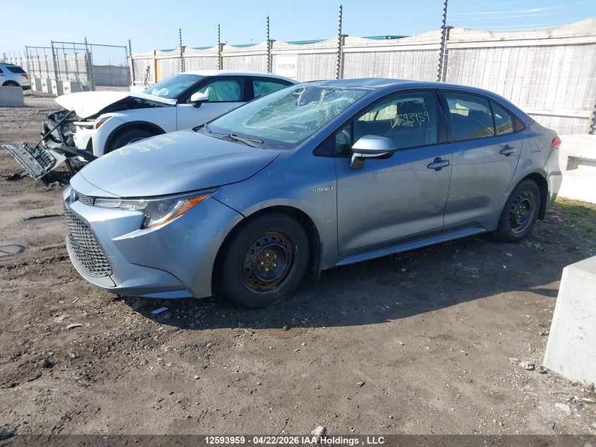 Vin: jtdbamde7mj002749, lot: 2990702, toyota corolla hybrid base w/li battery 20212