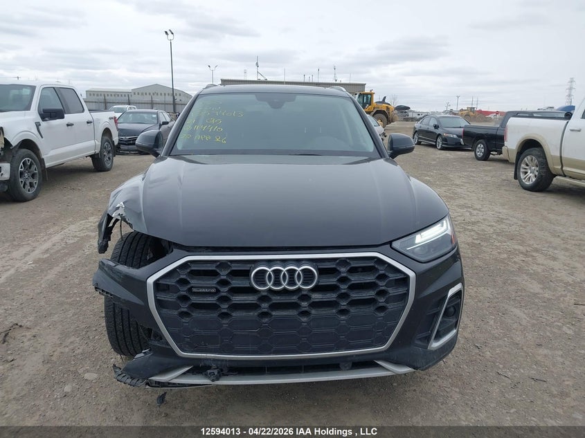 2021 Audi Q5 45 Progressiv VIN: WA1EAAFY3M2114410 Lot: 12594013