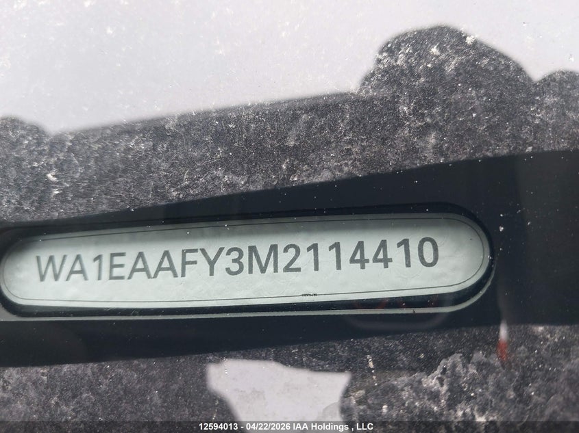 2021 Audi Q5 45 Progressiv VIN: WA1EAAFY3M2114410 Lot: 12594013