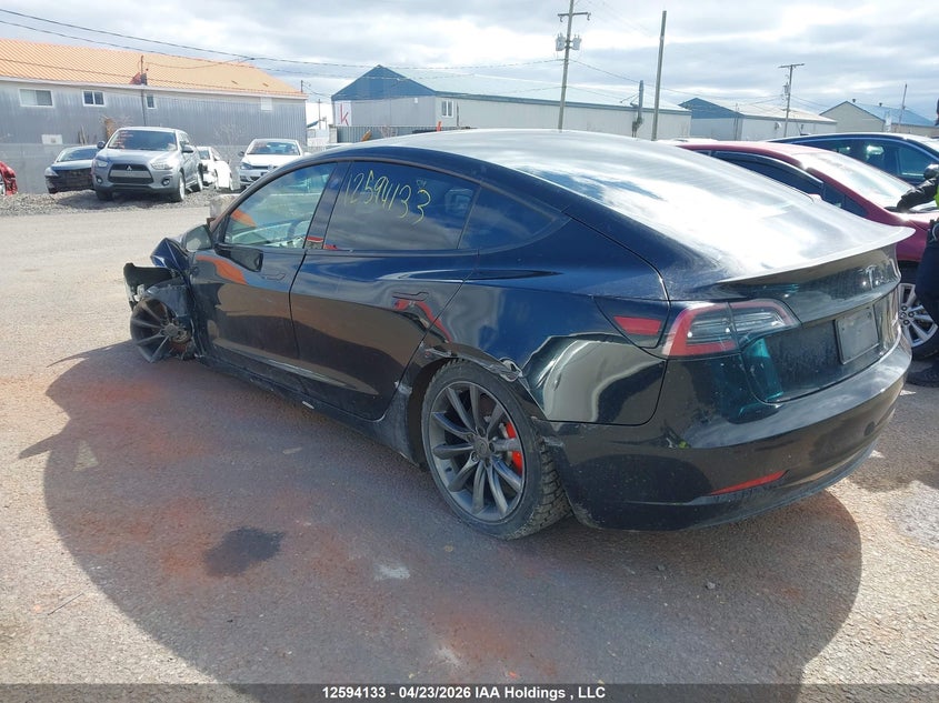 Vin: 5yj3e1ec4lf716798, lot: 2990879, tesla model 3 performance 20203