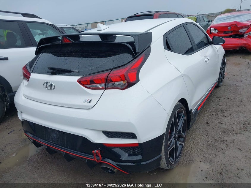 2022 HYUNDAI VELOSTER HATCHBACK 2.0L I-4 DI, DOHC, VVT, TURBO, 275HP