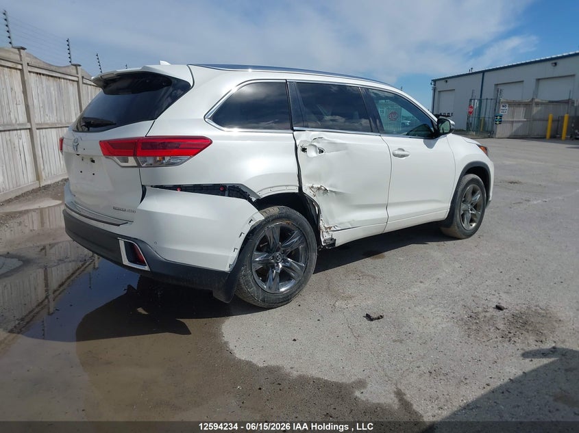 Vin: 5tddzrfh6ks994131, lot: 2990996, toyota highlander limited 20194