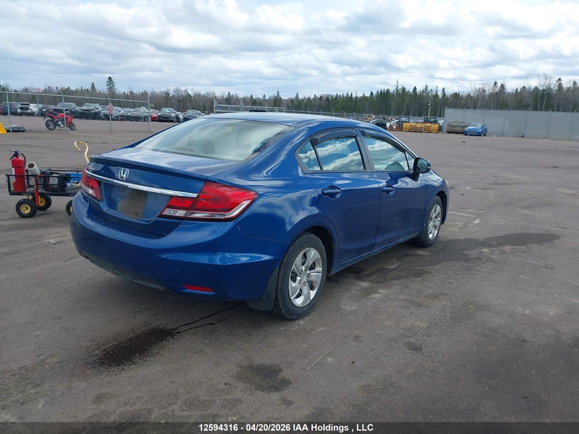 2014 HONDA CIVIC SEDAN 1.8L I-4 VVT, 143HP