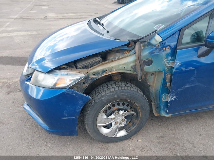 2014 HONDA CIVIC SEDAN 1.8L I-4 VVT, 143HP