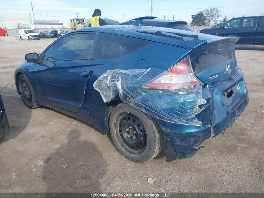 Vin: jhmzf1d65bs800986, lot: 2991176, honda cr-z ex 20113