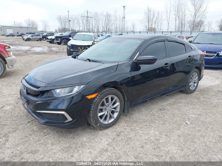 Vin: 2hgfc2f75lh011479, lot: 2991424, honda civic ex 20202