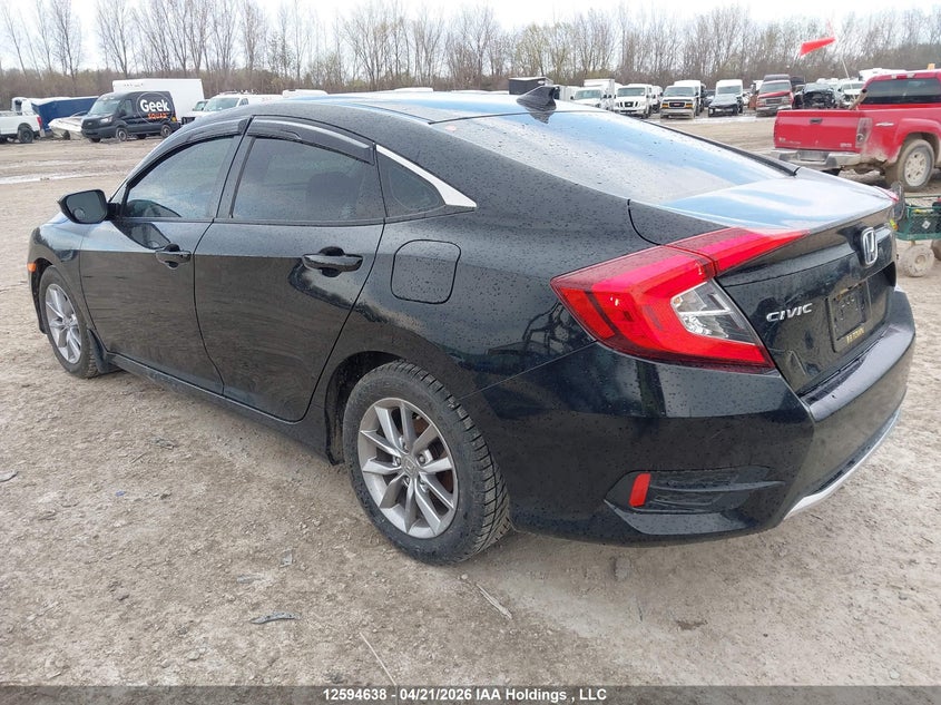 Vin: 2hgfc2f75lh011479, lot: 2991424, honda civic ex 20203