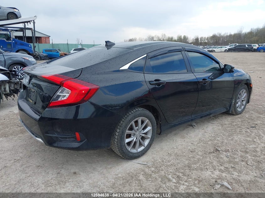 Vin: 2hgfc2f75lh011479, lot: 2991424, honda civic ex 20204