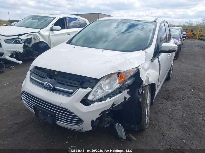 2013 Ford C-MAX, Удар спереди, IAAI, VIN 1FADP5AU3DL534535 — фото 2