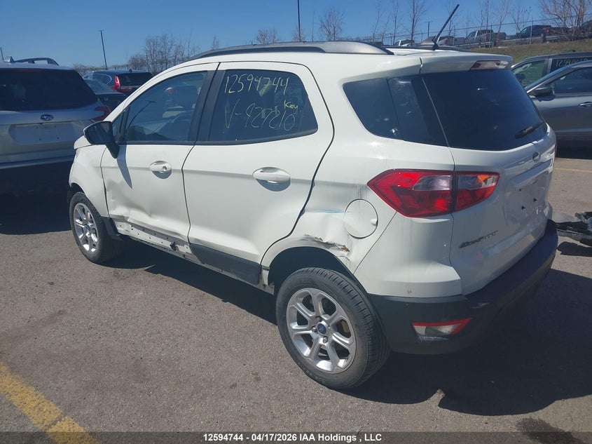 Vin: maj6s3gl7mc427210, lot: 2991544, ford ecosport 20213
