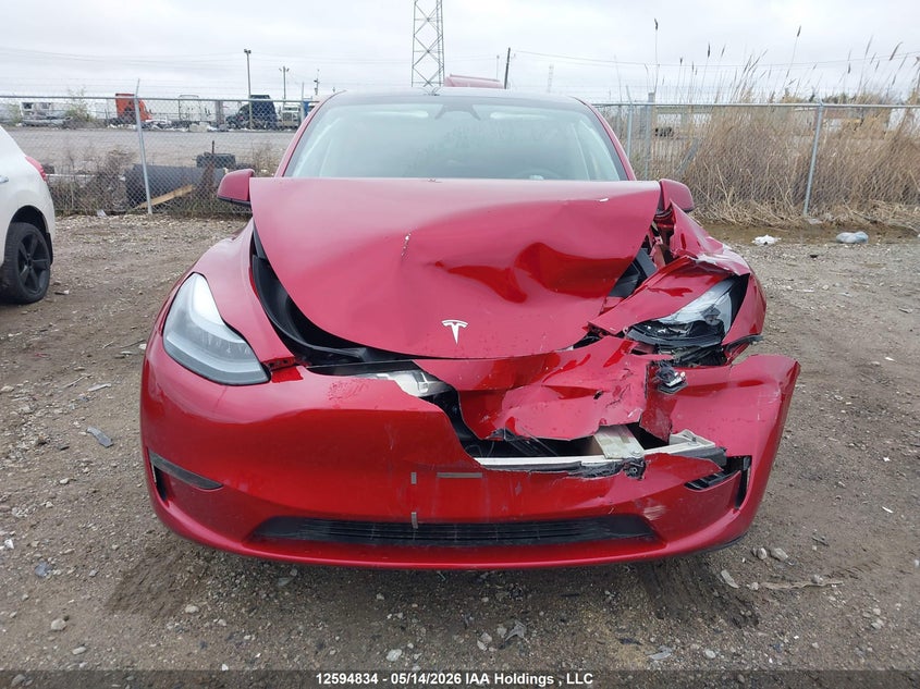 2024 Tesla Model Y Long Range VIN: 7SAYGDEEXRF203568 Lot: 12594834