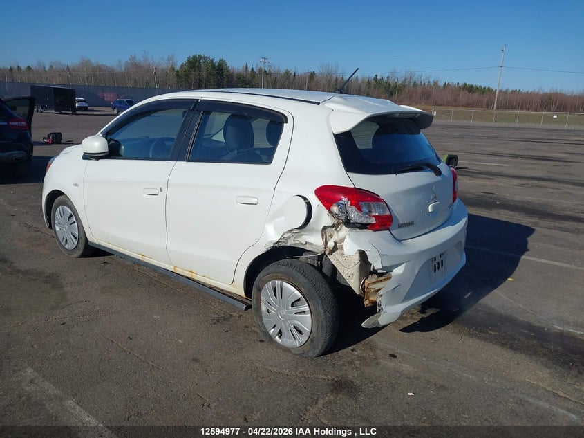 2017 Mitsubishi Mirage Es VIN: ML32A3HJ3HH012860 Lot: 12594977