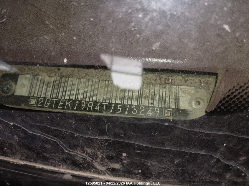 1996 GMC Sierra K1500 VIN: 2GTEK19R4T1513249 Lot: 12595021