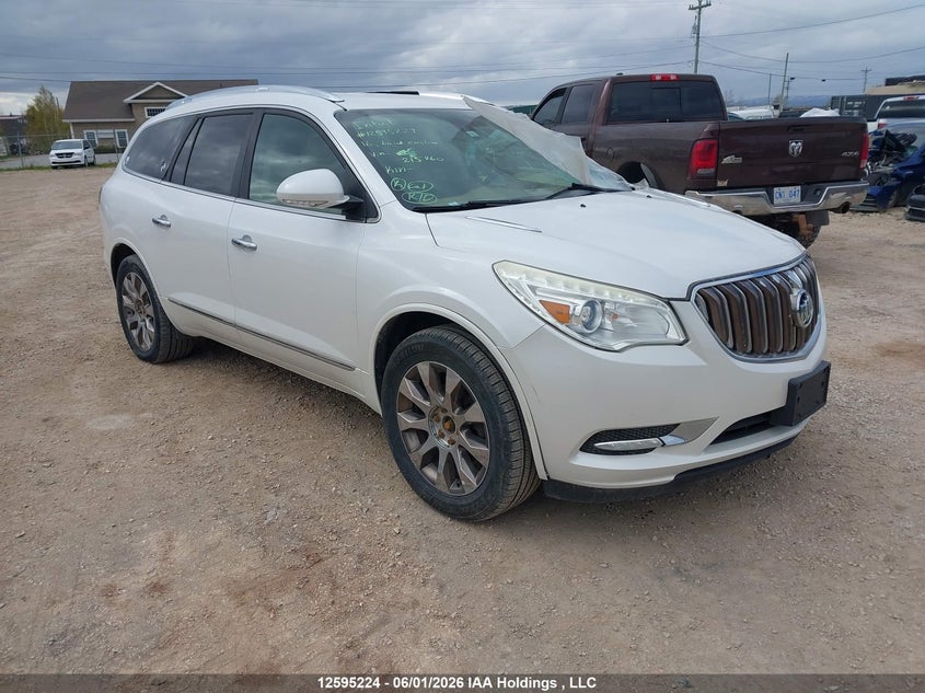 2016 Buick Enclave 3.6 white Lot 111012595224 Vin 5GAKVBKD6GJ215460