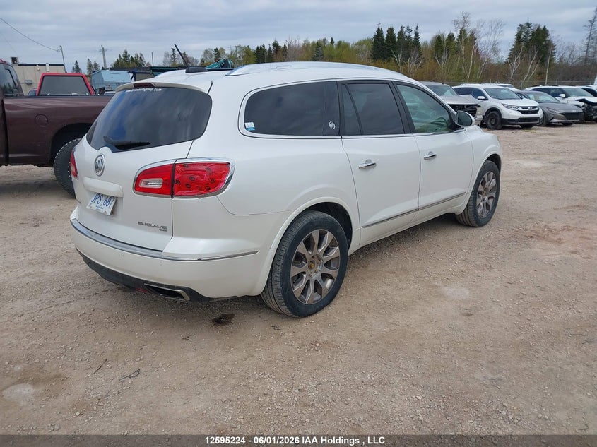 2016 Buick Enclave 3.6 white Lot 111012595224 Vin 5GAKVBKD6GJ215460