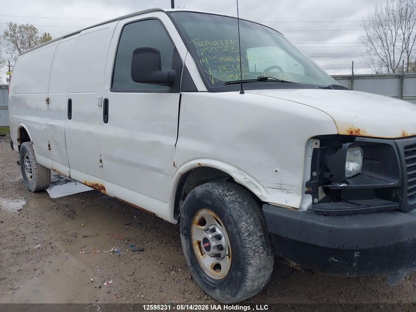 2014 GMC Savana 3500 1Wt VIN: 1GTZ7UCG6E1195686 Lot: 12595231