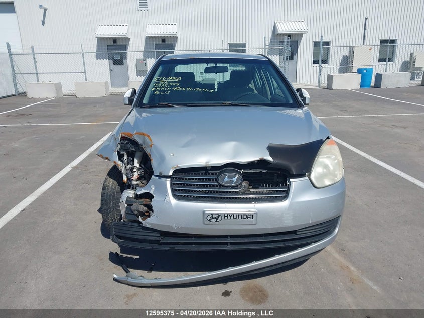 2007 Hyundai Accent Gl/Gls VIN: KMHCN45C67U150413 Lot: 12595375
