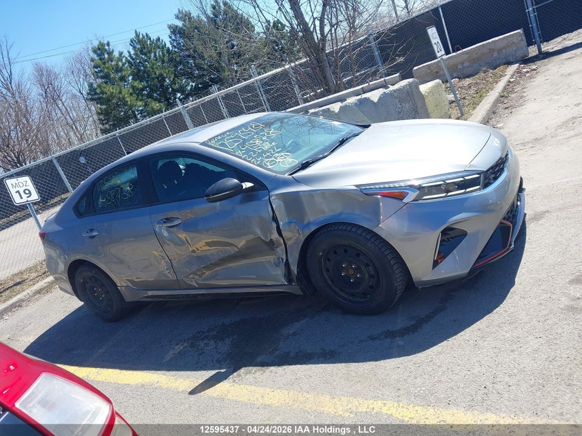 2022 Kia Forte Ex/Ex Premium/Gt-Line VIN: 3KPF54AD2NE458738 Lot: 12595437