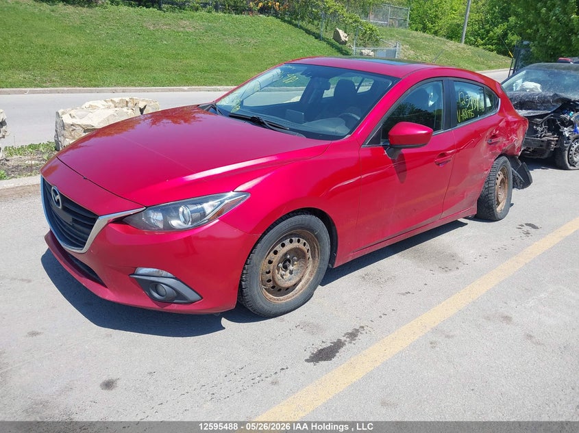 Vin: 3mzbm1l75fm188495, lot: 2992370, mazda 3 touring 20152