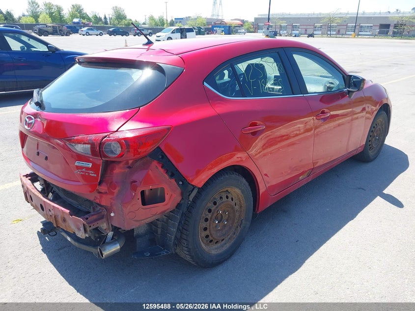 Vin: 3mzbm1l75fm188495, lot: 2992370, mazda 3 touring 20154