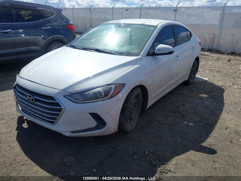 2018 Hyundai Elantra Se, Front, IAAI, VIN 5NPD74LF5JH322805 — photo 2