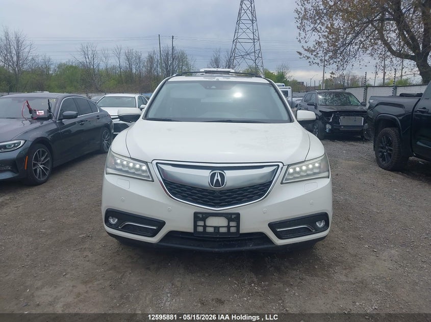 2016 Acura Mdx Elite VIN: 5FRYD4H88GB509000 Lot: 12595881