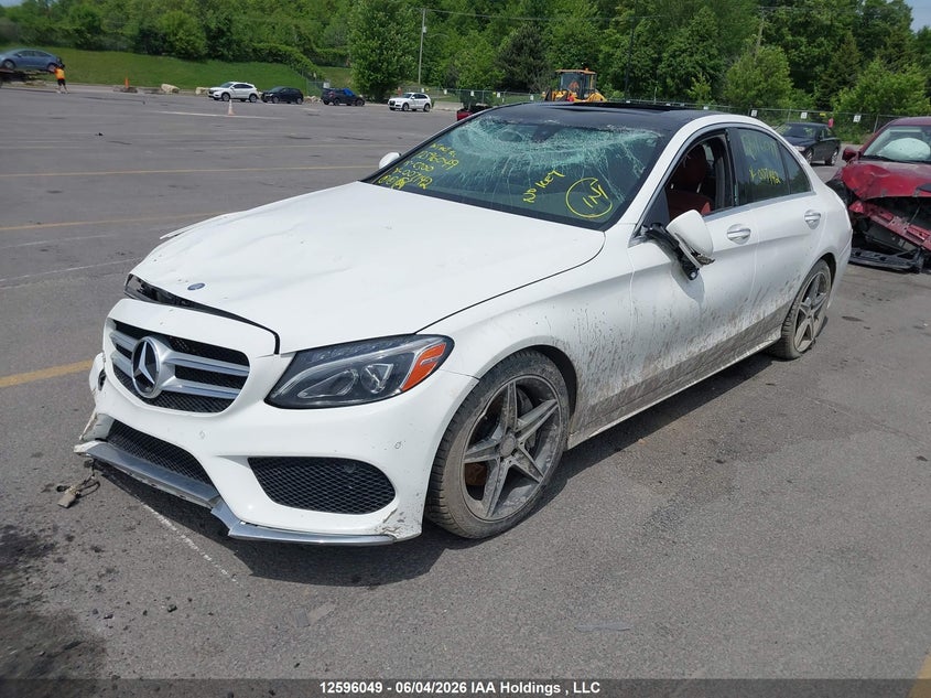 Vin: 55swf4kbxfu007142, lot: 2992954, mercedes-benz c 300 4matic 20152