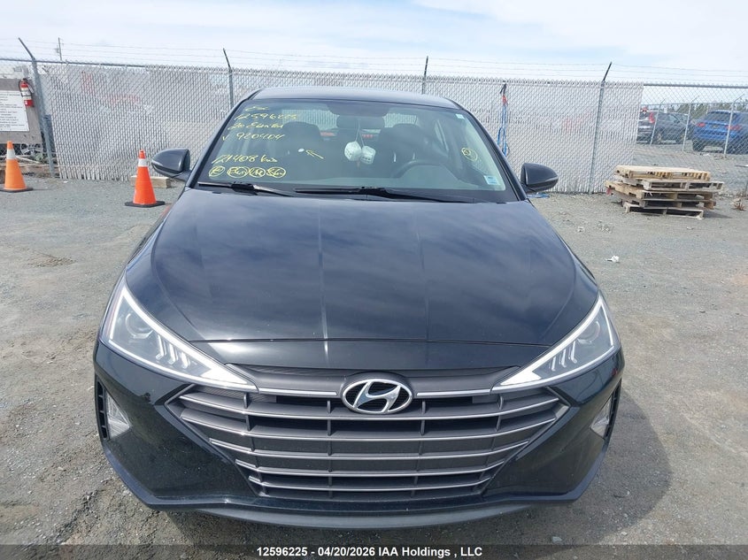 2020 Hyundai Elantra Sel/Value/Limited VIN: KMHD84LF4LU920403 Lot: 12596225