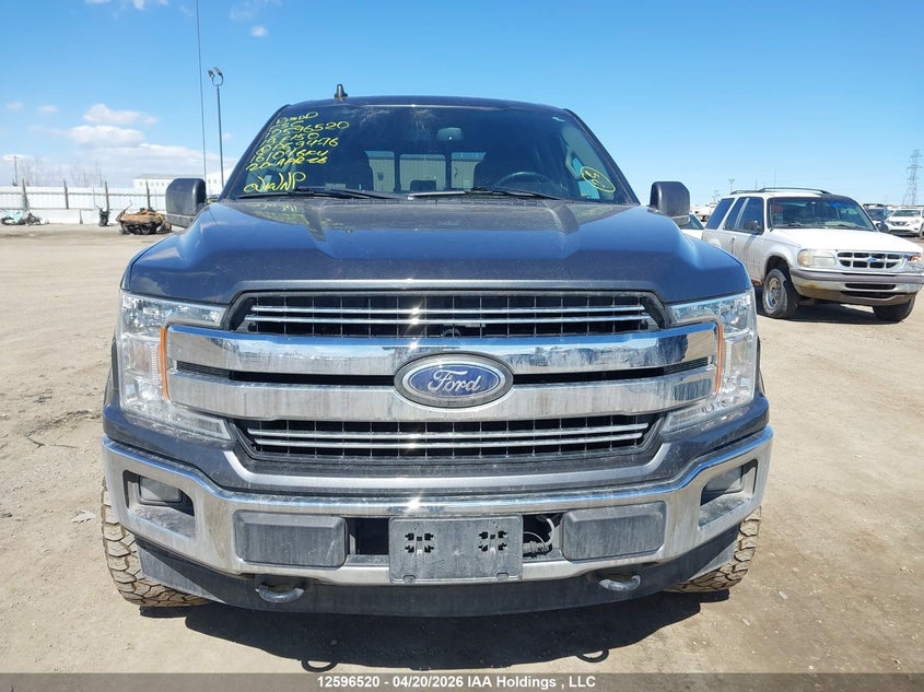 2019 Ford F-150 lightning 3.5 F150 Supercrew grey Lot 111012596520 Vin 1FTEW1E4XKFA69476