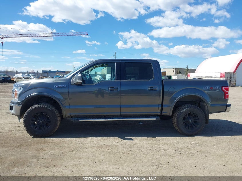 2019 Ford F-150 lightning 3.5 F150 Supercrew grey Lot 111012596520 Vin 1FTEW1E4XKFA69476