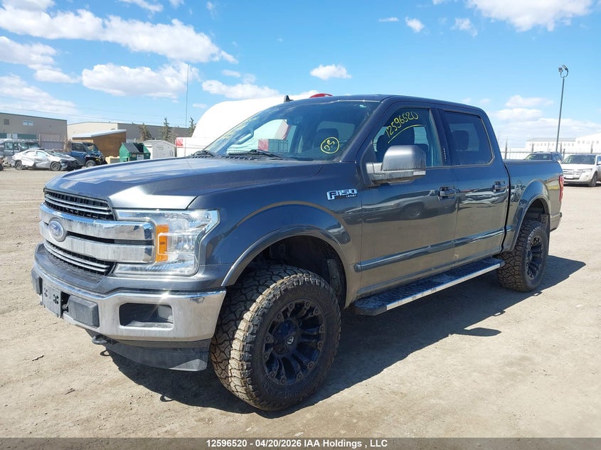2019 Ford F-150 lightning 3.5 F150 Supercrew grey Lot 111012596520 Vin 1FTEW1E4XKFA69476