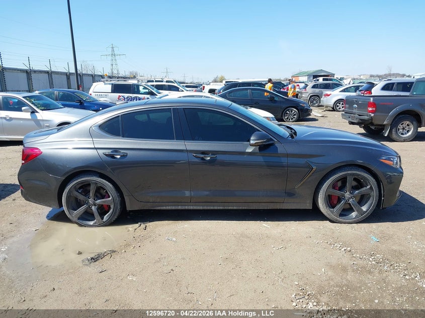 2019 Genesis G70 Elite VIN: KMTG74LE6KU018962 Lot: 12596720