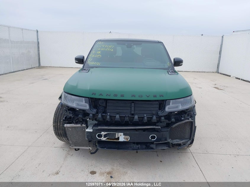 2019 Land Rover Range Rover Sport Hst VIN: SALWS2SU2KA870502 Lot: 12597071