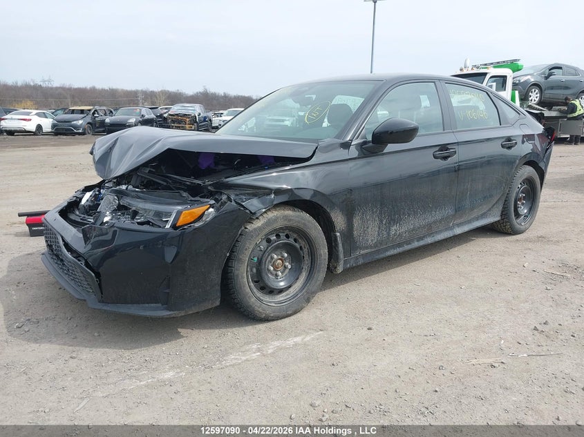 2026 Honda Civic, Right Rear, IAAI, VIN 2HGFE2F53TH106146 — photo 2
